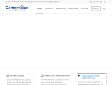 Tablet Screenshot of careervalue.nl